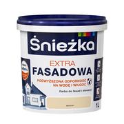 Farby wewnętrzne - Śnieżka Extra Fasadowa Farba do fasad i elewacji beżowa 1 L - miniaturka - grafika 1