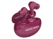 Słuchawki - SBS TWS X-Beat Bordowy - miniaturka - grafika 1