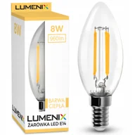 Żarówki LED - Żarówka E14 Led Filament Edison Ozdobna Świeczka 960lm 8W Ciepła - miniaturka - grafika 1