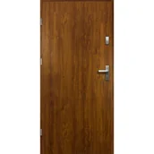 Drzwi zewnętrzne - Isoxa Drzwi zewnętrzne stalowe wejściowe Nova Dąb 80 Lewe OK - miniaturka - grafika 1