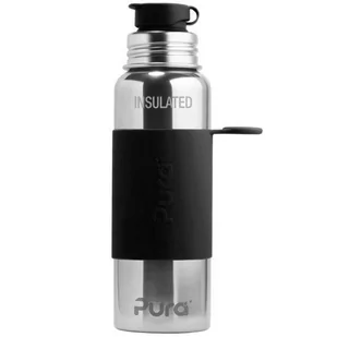 Pura Kiki Pura Termobutelka dla dorosłych 650 ml czarna I22BMKS - Butelki termiczne - miniaturka - grafika 1