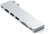 Stacje dokujące i replikatory portów - Satechi ST-HUCPHSS Notebook-Dockingstation & Portreplikator Andocken USB 3.2 Gen 2 3.1 Gen 2 Type-C Silber ST-HUCPHSS 0810086360635 - miniaturka - grafika 1