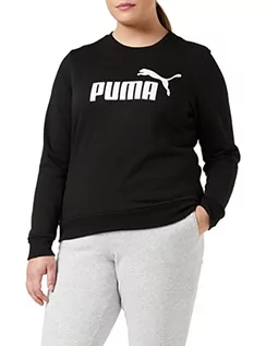 Swetry damskie - PUMA Ess Logo Crew TR Sweter damski - grafika 1