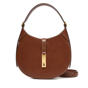 Torebka Polo Ralph Lauren 428944017009 Brązowy - Torebki damskie - miniaturka - grafika 1