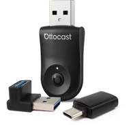 Adaptery bluetooth - Radio samochodowe Ottocast Bezprzewodowy Adapter CarPlay Android Auto Mini Wireless CA505-T - miniaturka - grafika 1