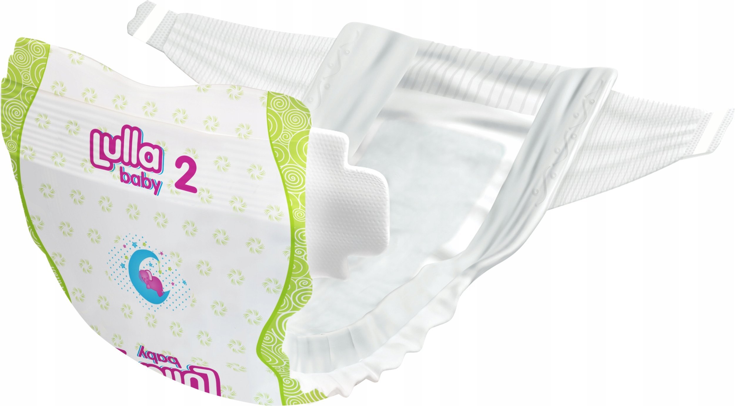 Lulla Baby Pieluszki Jednorazowe Mini Rozmiar 2, 40 szt. ECO PACK