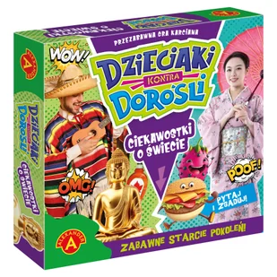 Dzieciaki kontra Dorośli. Ciekawostki o świecie - gra planszowa - Gry planszowe - miniaturka - grafika 1