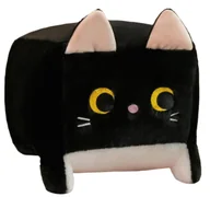Maskotki i pluszaki - MASKOTKA KWADRATOWY KOT PLUSZOWY KOTEK ZABAWKA 20 CM - miniaturka - grafika 1