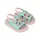 Ipanema Unisex miękkie sandały dla niemowląt, różowe/zielone, 21 EU, Pink Green, 21 EU