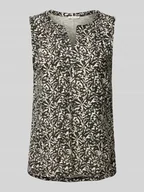 Koszulki i topy damskie - Top o kroju regular fit z mieszanki bawełny i modalu - miniaturka - grafika 1