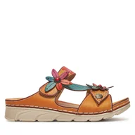 Klapki i japonki damskie - Klapki Laura Vita Dorry 19 Pomarańczowy - miniaturka - grafika 1