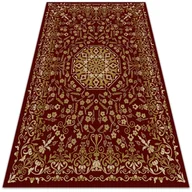 Dywany - Modny winylowy dywan Roślinny deseń 150x225 cm - miniaturka - grafika 1