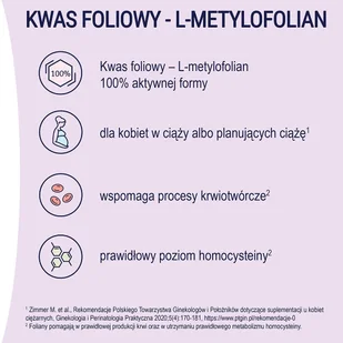 Naturell AB Folian 800 ug 3 x 30 tabletek - Witaminy i minerały - miniaturka - grafika 2