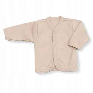 KAFTAN kaftanik 104 KOSZULKA bluzka rozpinana DZIECIĘCA gładka CAPPUCCINO - Kaftaniki dla niemowląt - miniaturka - grafika 1