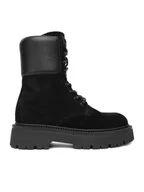 Botki damskie - Badura Trapery EO-AMIRA-8002 Czarny - miniaturka - grafika 1