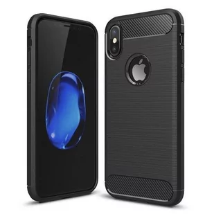 Etui Karbonowe Carbon Case iPhone XS / X Czarne 20181109161458_20181228160817 - Etui i futerały do telefonów - miniaturka - grafika 1