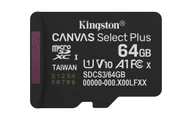 Karty pamięci - Kingston Technology Canvas Select Plus Gen3 64 GB MicroSDXC UHS-I Klasa 10 SDCS3/64GBSP - miniaturka - grafika 1