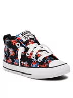 Sneakersy męskie - Converse Trampki Ctas Street Mid 672732C Czarny - miniaturka - grafika 1