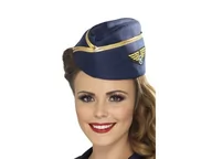 Dodatki do strojów karnawałowych - GAM Czapka stewardessy - 1 szt. EKCST - miniaturka - grafika 1