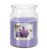 Świece - Bispol Sp. z o.o. Świeca zapachowa w słoiku SND99-79 lawenda (1 sztuka) (1 karton=6 sztuk) snd99-79 - miniaturka - grafika 1