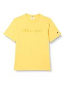 Koszulki męskie - Champion Męski T-shirt Rochester 1919 z logo Crewneck S-s, żółty melonowy (Amy), XXL, Melon żółty (Amy), XXL - miniaturka - grafika 1