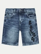 Spodenki damskie - Guess Szorty jeansowe L4GD18 D4GV0 Granatowy Regular Fit - miniaturka - grafika 1