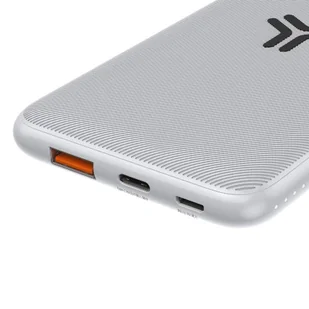 Baseus S10 power bank 10000mAh 18W bezprzewodowa ładowarka Qi 10W USB / USB Typ C PowerDelivery QC3.0 biały (PPS10-02) hurtel-51610-0 - Powerbanki - miniaturka - grafika 23