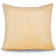 Poszewki na poduszki - Poszewka 45 x 45 Dekoracyjna Velvet Moxie Beż - miniaturka - grafika 1