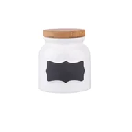 Pozostałe akcesoria kuchenne - Altom SŁOICZEK PORCELANOWY 200ML 8X9CM Z BAMBUSOWYM WIECZKIEM Zakupy dla domu i biura! 01010051782 - miniaturka - grafika 1