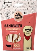 Przysmaki dla psów - Mr. Bandit Mr Bandit Mr Bandit SANDWICH Miękkie Paski z Kaczką 500g MR-SANDWICH-500-02 - miniaturka - grafika 1