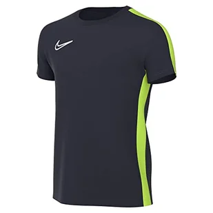 Nike Krótki rękaw Soccer Top Y Nk Df Acd23 Top Ss, obsydian/Volt/White, DR1343-452, XL - Koszulki i topy damskie - miniaturka - grafika 1