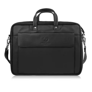 TORBA MĘSKA SKÓRZANA A4 NA LAPTOPA PODRÓŻNA NA WALIZKĘ PAOLO PERUZZI E-25-BL - Teczki i aktówki - miniaturka - grafika 1