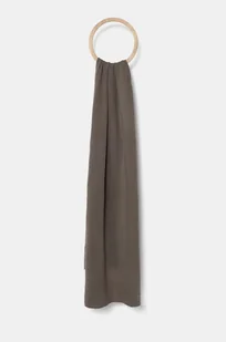 Calvin Klein szalik damski kolor brązowy gładki K60K612606 - Apaszki i szaliki damskie - miniaturka - grafika 1
