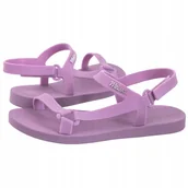 Sandały damskie - Buty Sandały Damskie Melissa Mini Sun Downtown 35768 Lilac Fioletowe - miniaturka - grafika 1