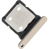 Części serwisowe do telefonów - Tacka na kartę SIM do Realme 11 Pro Dual SIM, beżowa ORG - miniaturka - grafika 1