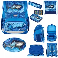 Plecaki szkolne i tornistry - Tornister Loop Plus Blue Shark - miniaturka - grafika 1