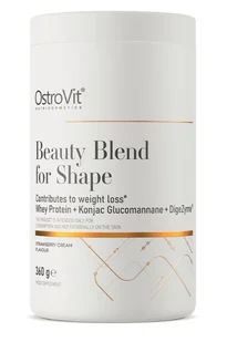 OstroVit Beauty Blend for Shape 360 g kremowej truskawki - Witaminy i minerały OstroVit Beauty Blend for Shape 360 g kremowej truskawki - Witaminy i minerały - miniaturka - grafika 1