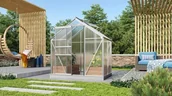 Szklarnie ogrodowe - VITAVIA szklarnia VENUS 2500 PC 6 mm srebrna - miniaturka - grafika 1