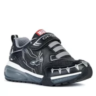 Buty dla chłopców - Sneakersy Geox J Bayonyc Boy J36FEB 0FU50 C0039 DD Black/Silver - miniaturka - grafika 1