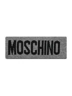 Czapki damskie - MOSCHINO Opaska materiałowa 65235 M2355 Szary - miniaturka - grafika 1