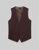 Kamizelki męskie - kamizelka do zestawu brione bordo slim fit - miniaturka - grafika 1