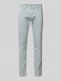 Jeansy o kroju slim fit z 5 kieszeniami model ‘ANBASS’ - Spodnie męskie - miniaturka - grafika 1