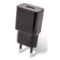 Ładowarki do telefonów - Setty Ładowarka sieciowa USB 2,4A czarna 197843 - miniaturka - grafika 1