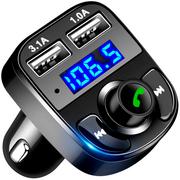 Transmitery FM - Transmiter FM 2x USB Bluetooth MP3 Ładowarka - miniaturka - grafika 1