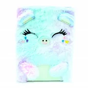 Szkolne artykuły papiernicze - MIĘKKI NOTES WŁOCHATY PAMIĘTNIK ZESZYT DLA DZIECI - miniaturka - grafika 1