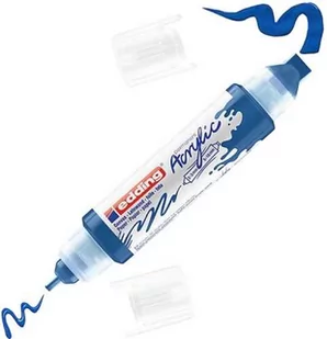 Marker akrylowy 3D e-5400 EDDING, podwójny, 2-3 mm, 5-10 mm, błękit gencjanowy - Markery permanentne - miniaturka - grafika 1
