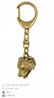 Breloki - Staffordshire Bull Terrier Pozłacany brelok - miniaturka - grafika 1