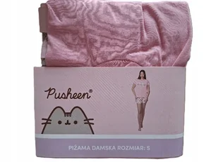 Pusheen Piżama damska Różowa S - Piżamy damskie - miniaturka - grafika 1