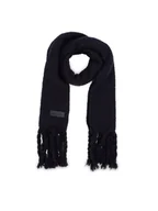 Apaszki i szaliki damskie - Tommy Hilfiger Szalik Tommy Twist Scarf AW0AW15530 Granatowy - miniaturka - grafika 1
