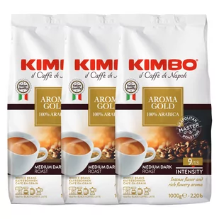 SUPER CENA - TANIA DOSTAWA ! -  ! Kawa ziarnista 1000g KIMBO 100% Arabica (8002200102180) - PACZKOMAT, POCZTA, KURIER - Kawa - miniaturka - grafika 1